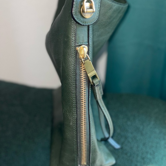 Fossil -Maya green leather shoulder/ crossbody bag - Picture 10 of 14